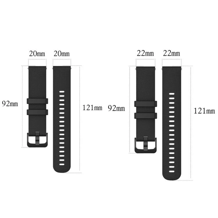 EDA0079760_B4.webp xDfind Small Plaid Solid Color Silicone Watch Band - Image 5