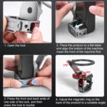 BRDRC Smartphone Teleprompter Stand Desktop Clamp Cold Shoe Extension Mount - Image 16