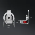 BRDRC Smartphone Teleprompter Stand Desktop Clamp Cold Shoe Extension Mount - Image 17