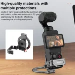 BRDRC Smartphone Teleprompter Stand Desktop Clamp Cold Shoe Extension Mount - Image 8
