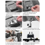 BRDRC Drone Remote Control Adapter Base Bicycle Holder - Image 13