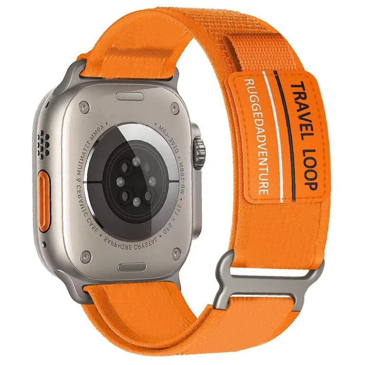 EDA007987002A.webp xDfind Double Section Metal Buckle Loop Nylon Braided Watch Band, For Apple Watch 42mm / 41mm / 40mm / 38mm - Image 1