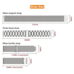 MIJOBS Milan Magnetic Metal Watch Band - Image 3