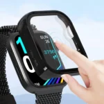 Tempered Film Integrated PC Watch Protective Case - Image 4