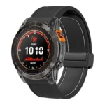 Folding Magnetic Buckle Quick Release Silicone Watch Band