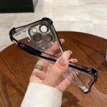 Electroplating Space TPU Four-corner Shockproof Phone Case with Lens Film, For iPhone 16 Pro Max - Image 3