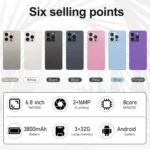 I16 Pro Max / VD1, 3GB+32GB, 6.8 inch Android 10 MTK6753 Octa Core, Network: 4G, Dual SIM - Image 3