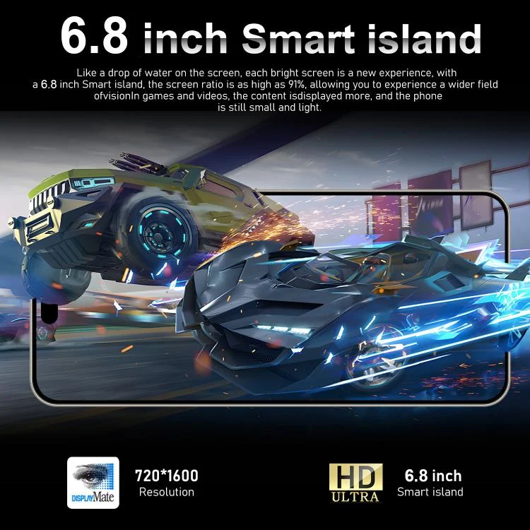 EDA0080002_B3.webp I16 Pro Max / VD1, 3GB+32GB, 6.8 inch Android 10 MTK6753 Octa Core, Network: 4G, Dual SIM - Image 4
