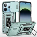 Armor PC Hybrid TPU Camera Shield Phone Case, For Redmi Note 14 5G / 4G  163.25mm