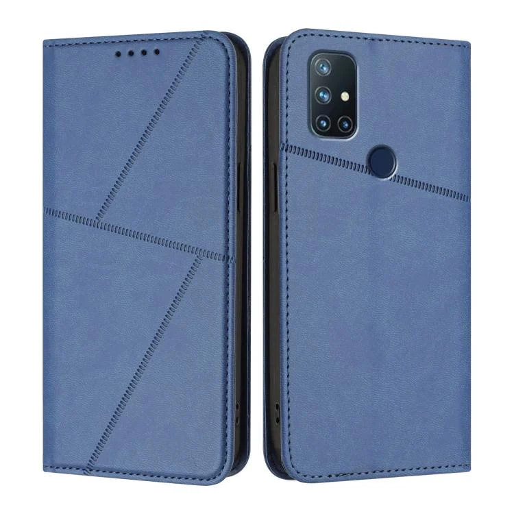Strong Magnetic Frosted Flip Leather Phone Case, For OnePlus Nord N10 5G, For OnePlus Nord N100 4G