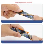 xDfind Magnetic Buckle Loop Woven Watch Band, For Apple Watch 46mm / 49mm / 45mm / 44mm, For Apple Watch 42mm / 41mm / 40mm / 38mm - Image 3