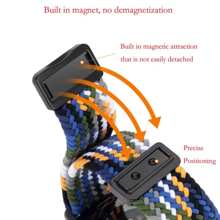EDA0080165_B4.webp xDfind Magnetic Buckle Loop Woven Watch Band, For Apple Watch 46mm / 49mm / 45mm / 44mm, For Apple Watch 42mm / 41mm / 40mm / 38mm - Image 5