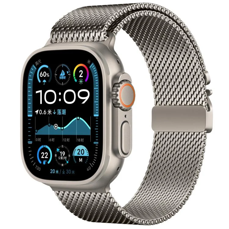 EDA008019001B_1.webp xDfind Umbrella Buckle Think Mesh Milanese Stainless Steel Watch Band, Think Mesh - Image 8