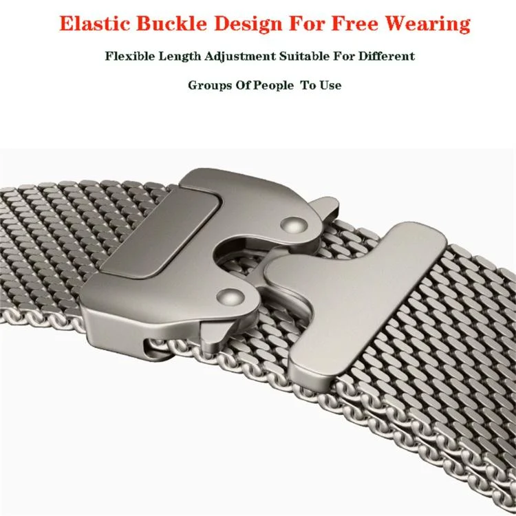 EDA0080190_B2.webp xDfind Umbrella Buckle Think Mesh Milanese Stainless Steel Watch Band, Think Mesh - Image 3