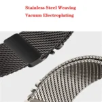 xDfind Umbrella Buckle Think Mesh Milanese Stainless Steel Watch Band, Think Mesh - Image 4