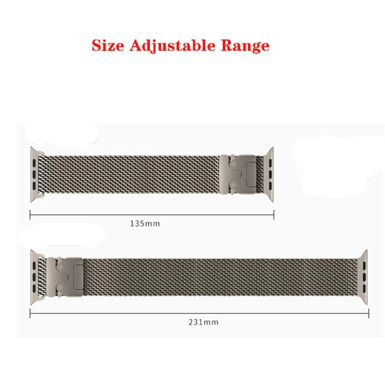 EDA0080190_B4.webp xDfind Umbrella Buckle Think Mesh Milanese Stainless Steel Watch Band, Think Mesh - Image 5