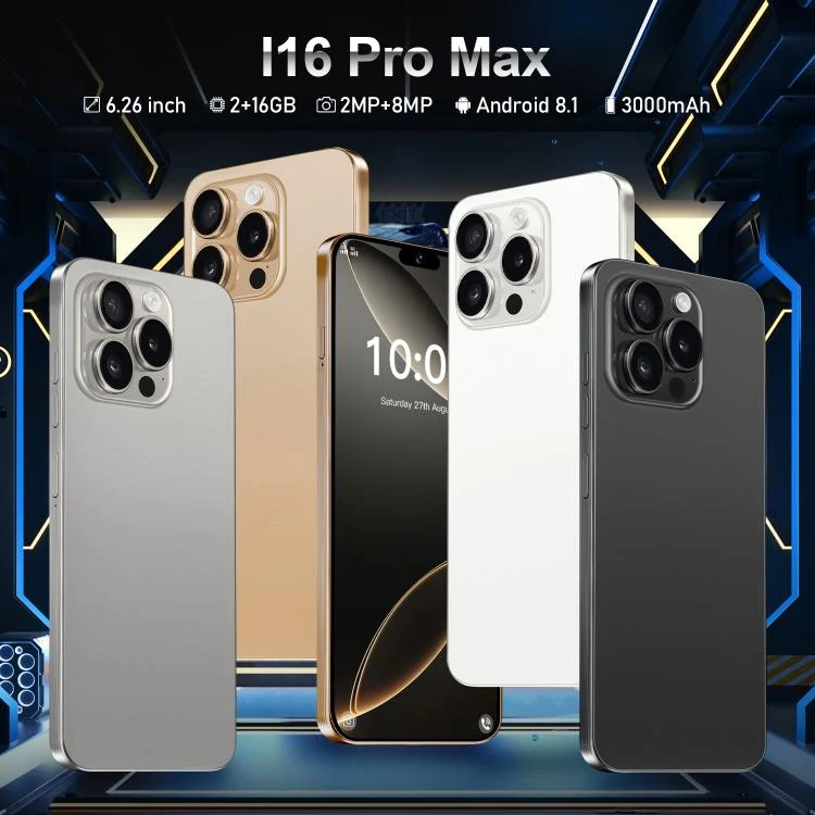 EDA0080200_B1.webp I16 Pro Max / ZPT93, 2GB+16GB, 6.26 inch Android 8.1 MTK6737 Quad Core, Network: 4G, Dual SIM - Image 2