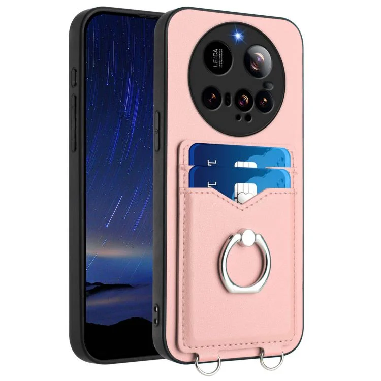 R20 Ring Card Holder Phone Case, For Xiaomi 15 Ultra, For Xiaomi Poco X7 Pro
