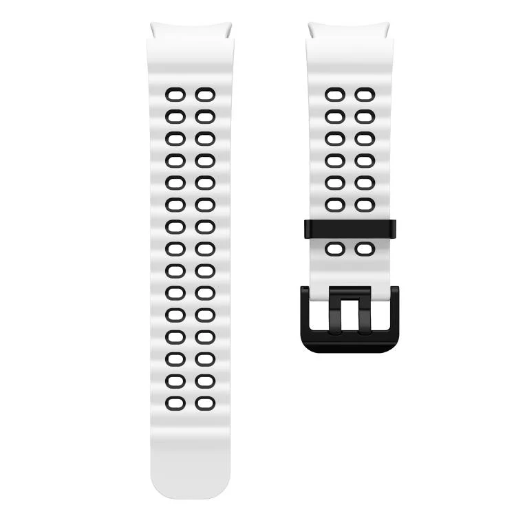 EDA008025601A_4.webp Ocean Dual-Row Hole Two Color Silicone Watch Band - Image 8