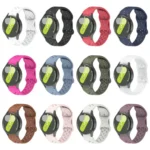 Eco-Friendly Granular Colorful Dots Silicone Watch Band - Image 3