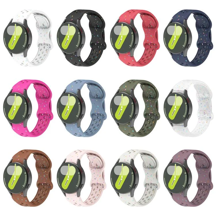 EDA0080263_B2.webp Eco-Friendly Granular Colorful Dots Silicone Watch Band - Image 3