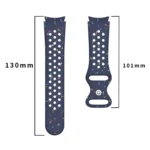 Eco-Friendly Granular Colorful Dots Silicone Watch Band - Image 4