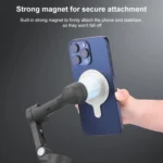 Magnetic MagSafe Adapter Phone Holder For DJI Osmo Mobile 6 / 7 / 7P - Image 6