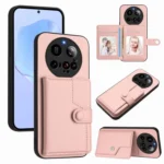 Button Card Bag RFID Anti-theft Phone Case, For Xiaomi 15 Ultra, For Xiaomi Poco X7 Pro