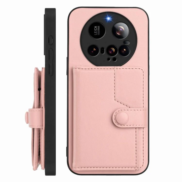 EDA008031701A_1.webp Button Card Bag RFID Anti-theft Phone Case, For Xiaomi 15 Ultra, For Xiaomi Poco X7 Pro - Image 2