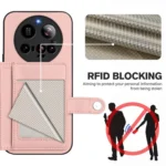 Button Card Bag RFID Anti-theft Phone Case, For Xiaomi 15 Ultra, For Xiaomi Poco X7 Pro - Image 3