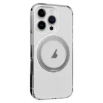 ROCK JingDun Series Clear Rotating MagSafe Holder PC Hybrid TPU Phone Case, For iPhone 16 Pro Max, For iPhone 16 Pro