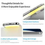 ROCK JingDun Series Clear Rotating MagSafe Holder PC Hybrid TPU Phone Case, For iPhone 16 Pro Max, For iPhone 16 Pro - Image 13