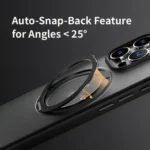 ROCK YouDun Series Skin Feel Rotating MagSafe Holder PC Hybrid TPU Phone Case, For iPhone 16 Pro Max - Image 8