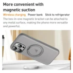 Solid Color 360 Degree Rotating Holder MagSafe Magnetic Phone Case, For iPhone 15 Pro Max - Image 8