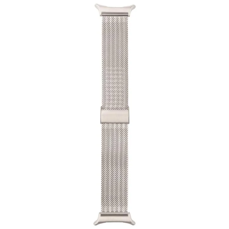 EDA008057701A_2.webp Integrated Buckle Embossed Milanese Metal Watch Band - Image 6