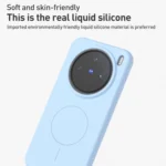 Liquid Silicone Thin Circle MagSafe Phone Case, For vivo X200s, For vivo X200 Ultra - Image 3