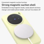 Liquid Silicone Thin Circle MagSafe Phone Case, For vivo X200s, For vivo X200 Ultra - Image 7
