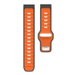Two Color Reverse Buckle Silicone Sports Watch Band - Image 6