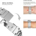 xDfind Three Beads Quick Release Metal Watch Band - Image 4