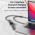 Yesido CA136C 60W USB-C / Type-C to Type-C & iWatch 2 in 1 Charging Cable - Image 6