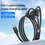 Yesido CA136L 27W USB-C / Type-C to 8 Pin & iWatch 2 in 1 Charging Cable - Image 2