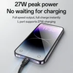 Yesido CA136L 27W USB-C / Type-C to 8 Pin & iWatch 2 in 1 Charging Cable - Image 3