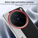 Camera Design Diamond Texture Leather PC Phone Case, For vivo X200s, For vivo X200 Ultra, For vivo X200, For vivo X200 Pro mini, For vivo X200 Pro - Image 3