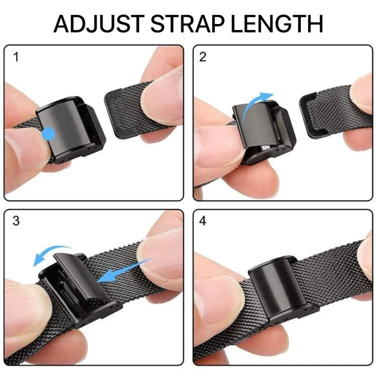 EDA0080971_B4.webp xDfind Milanese Metal Buckle Watch Band - Image 5