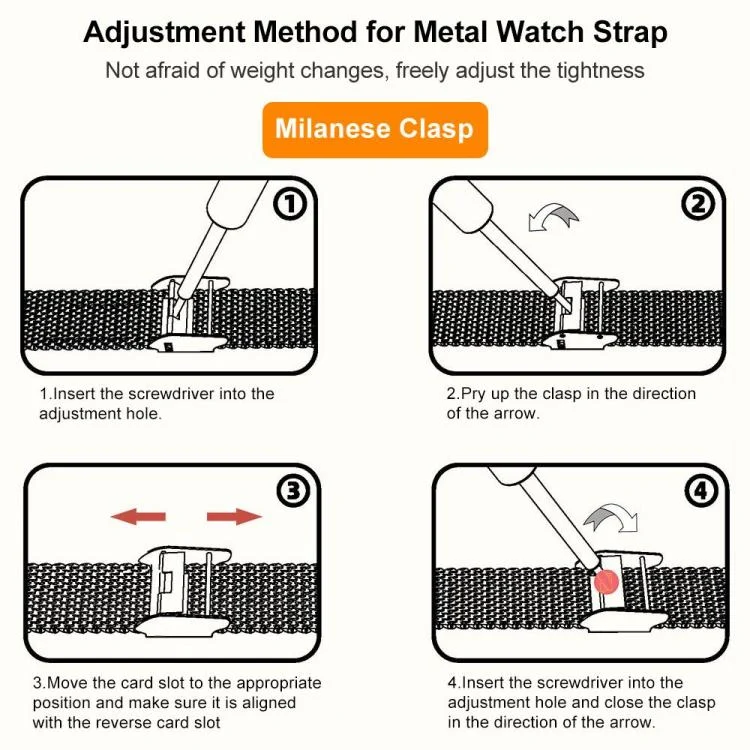 EDA0080975_B6.webp xDfind Milanese Metal Buckle Watch Band - Image 7