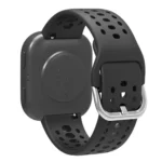 Silver Buckle Solid Color Silicone Watch Band - Image 5
