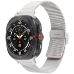Milanese Integrated Buckle Metal Watch Band