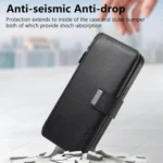 CaseNeo MagSafe RFID Anti-theft Zipper Wallet Retro Leather Phone Case, For Xiaomi Mi 11T / 11T Pro 5G, For Xiaomi Mi 11 Lite - Image 7