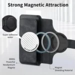 CaseNeo MagSafe RFID Anti-theft Zipper Wallet Retro Leather Phone Case, For Xiaomi Mi 11T / 11T Pro 5G, For Xiaomi Mi 11 Lite - Image 8