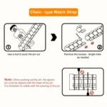 xDfind Three Beads Stainless Steel Watch Band - Image 10